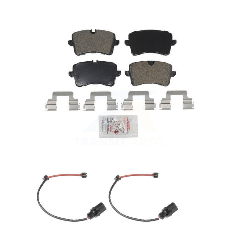 AmeriBRAKES KNW-101058 Disc Brake Pad for 2012-2017 Porsche Macan, Audi A6 - Rear