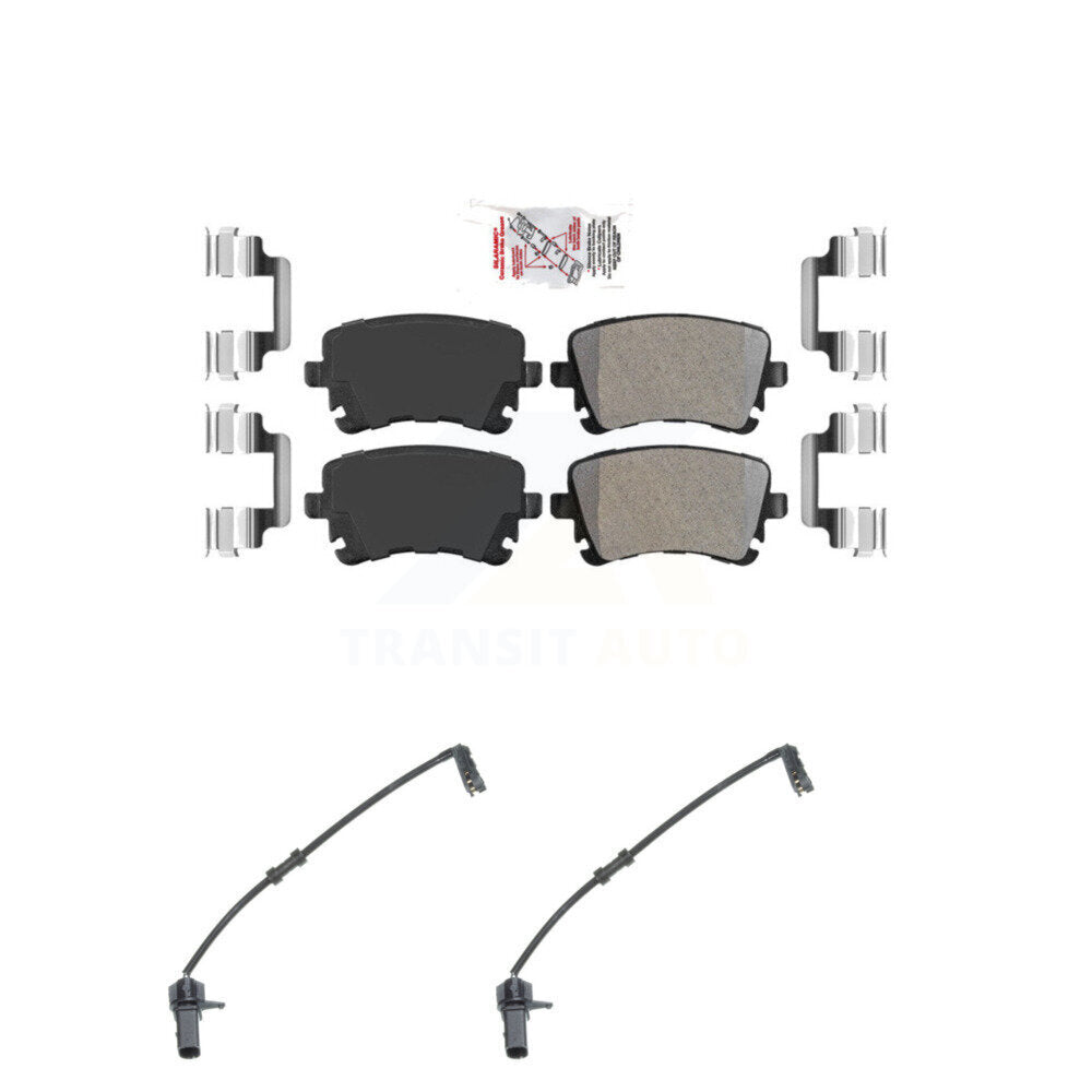 AmeriBRAKES KNW-101081 Disc Brake Pad for 2010 Audi A8 Quattro - Rear