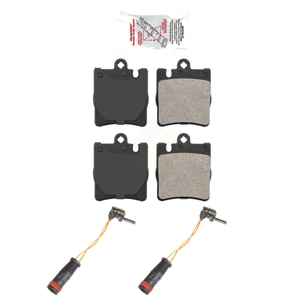 AmeriBRAKES KNW-101084 Disc Brake Pad for 2001-2011 Mercedes-Benz SLK350, Mercedes-Benz C280 and More - Rear