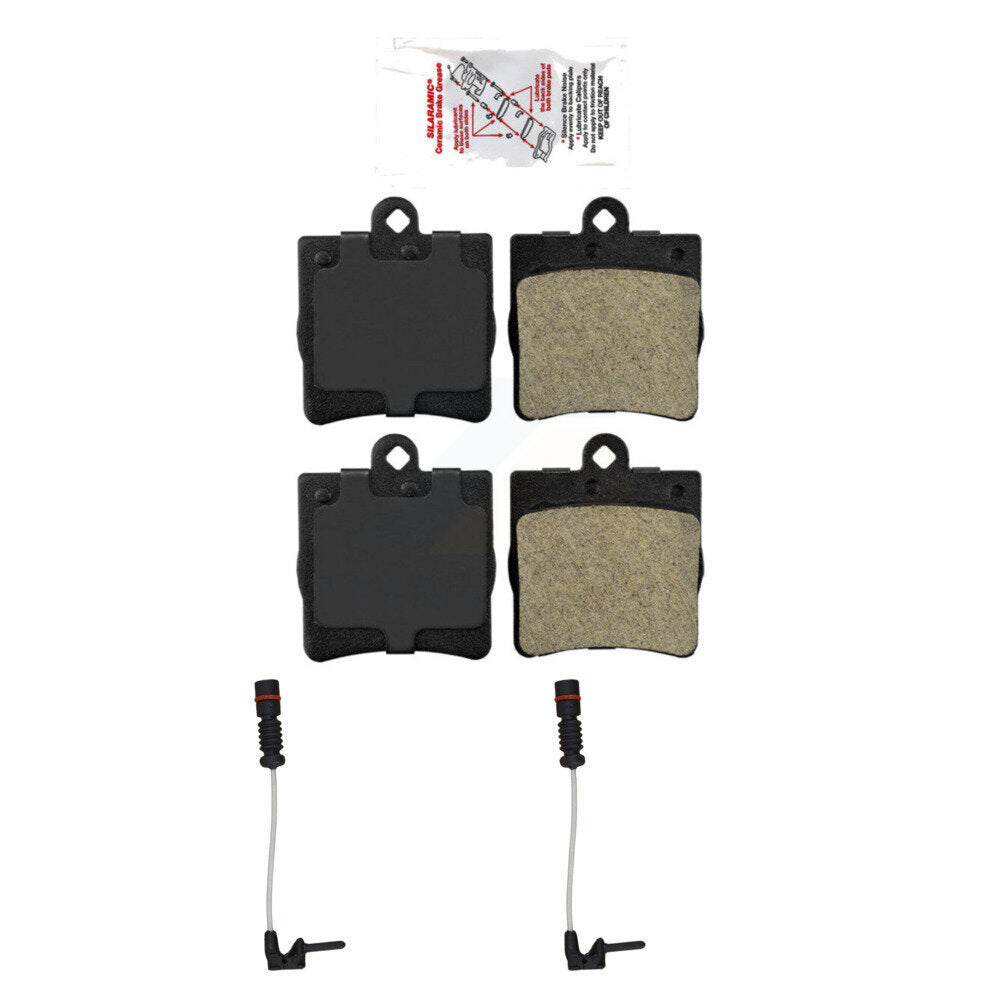 AmeriBRAKES KNW-101085 Disc Brake Pad for 1998-2008 Chrysler Crossfire, Mercedes-Benz C230 and More - Rear