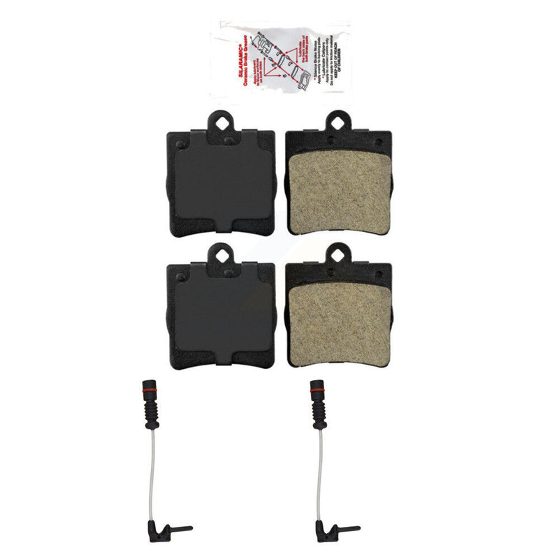 AmeriBRAKES KNW-101085 Disc Brake Pad for 1998-2008 Chrysler Crossfire, Mercedes-Benz C230 and More - Rear