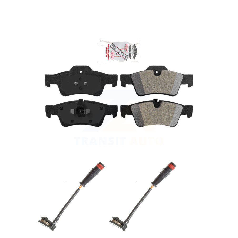 AmeriBRAKES KNW-101102 Disc Brake Pad for 2005-2018 Mercedes-Benz G63 AMG, Mercedes-Benz G65 AMG and More - Rear