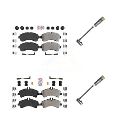 AmeriBRAKES KNW-101126 Disc Brake Pad for 2011-2014 Freightliner Sprinter 3500 - Front and Rear