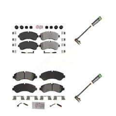 AmeriBRAKES KNW-101131 Disc Brake Pad for 2020-2021 Freightliner Sprinter 3500 - Front and Rear