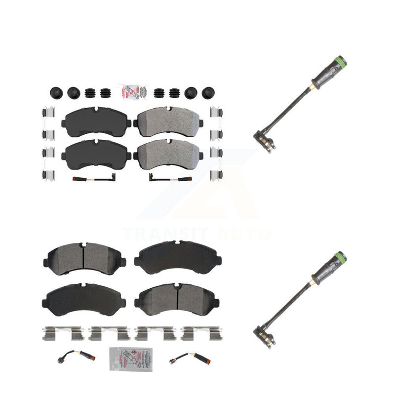 AmeriBRAKES KNW-101131 Disc Brake Pad for 2020-2021 Freightliner Sprinter 3500 - Front and Rear