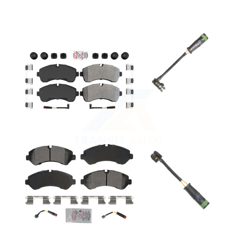 AmeriBRAKES KNW-101133 Disc Brake Pad for 2020 Freightliner Sprinter 4500 - Front and Rear