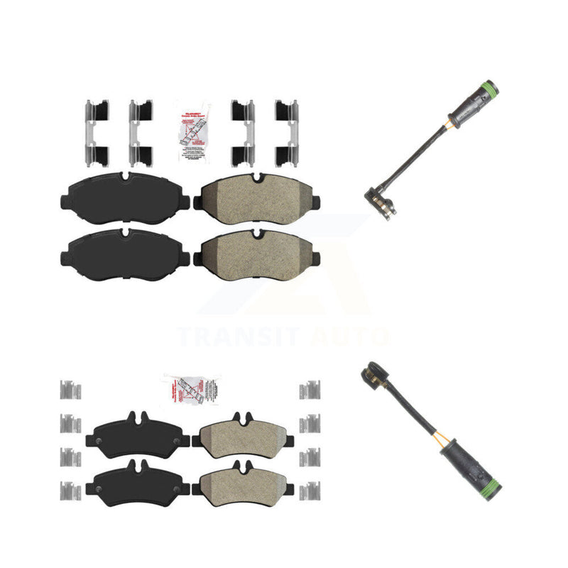 AmeriBRAKES KNW-101134 Disc Brake Pad for 2007-2009 Freightliner Sprinter 2500 - Front and Rear
