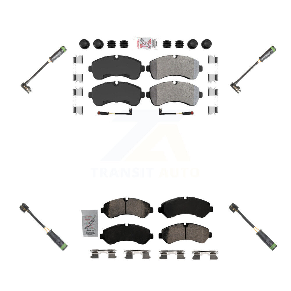 AmeriBRAKES KNW-101148 Disc Brake Pad for 2020 Freightliner Sprinter 4500 - Front and Rear