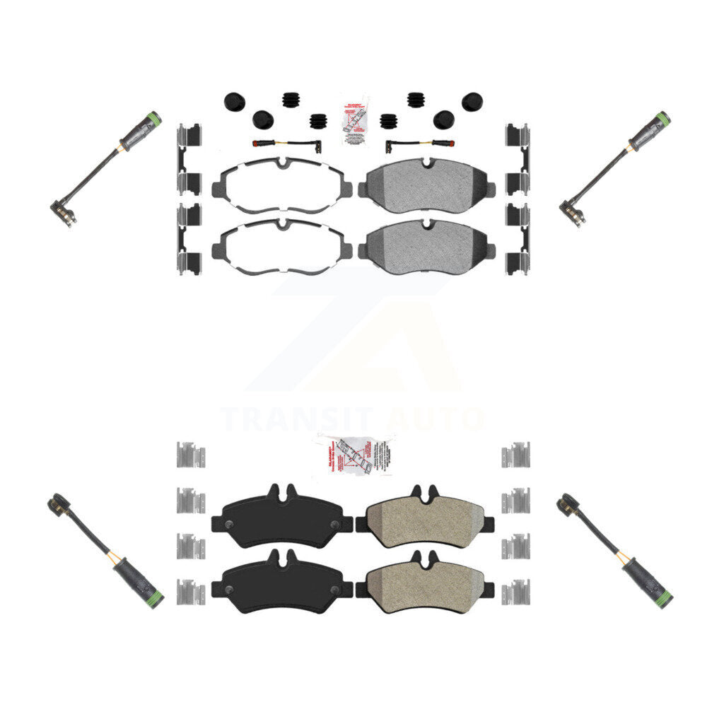 AmeriBRAKES KNW-101152 Disc Brake Pad for 2007-2009 Freightliner Sprinter 2500 - Front and Rear