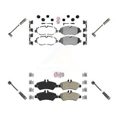 AmeriBRAKES KNW-101152 Disc Brake Pad for 2007-2009 Freightliner Sprinter 2500 - Front and Rear