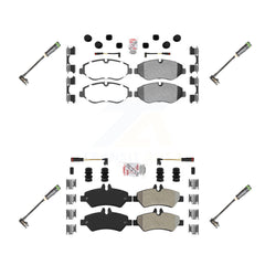 AmeriBRAKES KNW-101159 Disc Brake Pad for 2010-2018 Freightliner Sprinter 2500 - Front and Rear