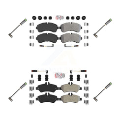 AmeriBRAKES KNW-101163 Disc Brake Pad for 2011-2014 Freightliner Sprinter 3500 - Front and Rear