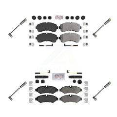 AmeriBRAKES KNW-101165 Disc Brake Pad for 2019-2021 Freightliner Sprinter 3500, Freightliner Sprinter 1500, Freightliner Sprinter 2500 - Front and Rear