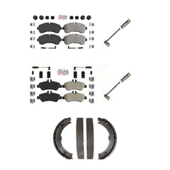 AmeriBRAKES KNW-101171 Disc Brake Pad for 2011-2014 Freightliner Sprinter 3500 - Front and Rear