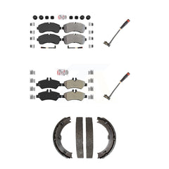 AmeriBRAKES KNW-101174 Disc Brake Pad for 2009 Dodge Sprinter 3500 - Front and Rear