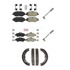 AmeriBRAKES KNW-101181 Disc Brake Pad for 2010-2018 Freightliner Sprinter 2500 - Front and Rear