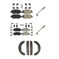 AmeriBRAKES KNW-101183 Disc Brake Pad for 2010-2018 Freightliner Sprinter 2500 - Front and Rear