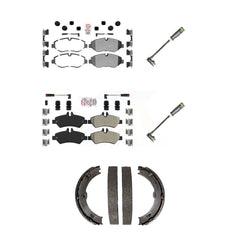 AmeriBRAKES KNW-101184 Disc Brake Pad for 2010-2018 Freightliner Sprinter 2500 - Front and Rear