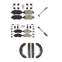 AmeriBRAKES KNW-101187 Disc Brake Pad for 2007-2009 Freightliner Sprinter 2500 - Front and Rear
