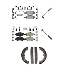 AmeriBRAKES KNW-101188 Disc Brake Pad for 2007-2009 Freightliner Sprinter 2500 - Front and Rear
