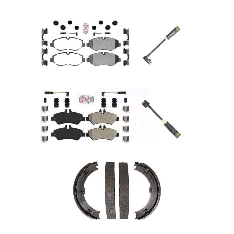 AmeriBRAKES KNW-101188 Disc Brake Pad for 2007-2009 Freightliner Sprinter 2500 - Front and Rear