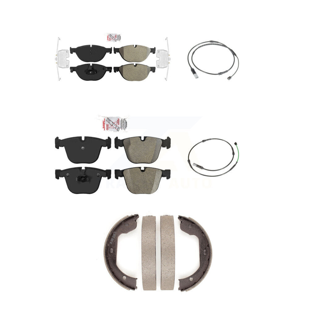AmeriBRAKES KNW-101190 Disc Brake Pad for 2013-2016 BMW 535i GT, BMW 535i GT xDrive, BMW 550i GT xDrive - Front and Rear
