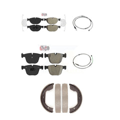 AmeriBRAKES KNW-101190 Disc Brake Pad for 2013-2016 BMW 535i GT, BMW 535i GT xDrive, BMW 550i GT xDrive - Front and Rear