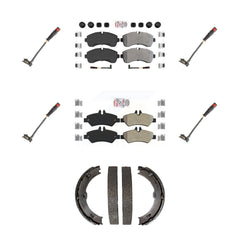 AmeriBRAKES KNW-101201 Disc Brake Pad for 2009 Dodge Sprinter 3500 - Front and Rear