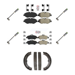 AmeriBRAKES KNW-101210 Disc Brake Pad for 2010-2018 Freightliner Sprinter 2500 - Front and Rear
