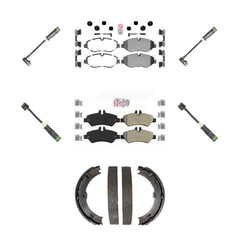AmeriBRAKES KNW-101219 Disc Brake Pad for 2007-2009 Freightliner Sprinter 2500 - Front and Rear