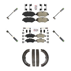 AmeriBRAKES KNW-101220 Disc Brake Pad for 2007-2009 Freightliner Sprinter 2500 - Front and Rear
