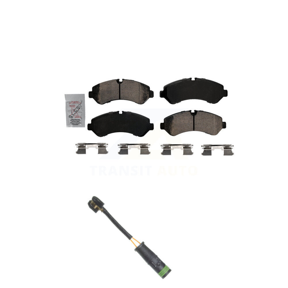 AmeriBRAKES KNW-101227 Disc Brake Pad for 2020-2023 Freightliner Sprinter 3500XD, Freightliner Sprinter 4500 and More - Rear