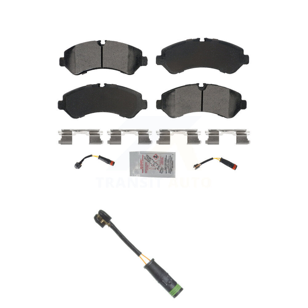 AmeriBRAKES KNW-101228 Disc Brake Pad for 2020-2023 Freightliner Sprinter 3500XD, Freightliner Sprinter 4500 and More - Rear