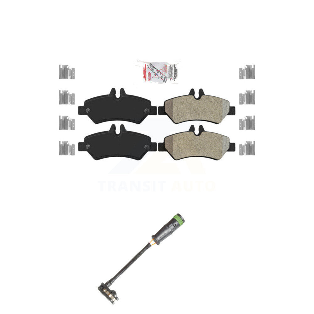 AmeriBRAKES KNW-101231 Disc Brake Pad for 2010-2018 Freightliner Sprinter 3500, Freightliner Sprinter 2500 - Rear