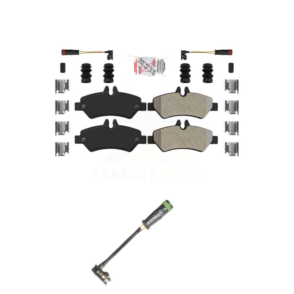 AmeriBRAKES KNW-101232 Disc Brake Pad for 2010-2018 Freightliner Sprinter 3500, Freightliner Sprinter 2500 - Rear