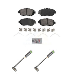 AmeriBRAKES KNW-101242 Disc Brake Pad for 2019-2021 Freightliner Sprinter 3500, Freightliner Sprinter 1500, Freightliner Sprinter 2500 - Rear