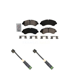 AmeriBRAKES KNW-101247 Disc Brake Pad for 2020-2023 Freightliner Sprinter 3500XD, Freightliner Sprinter 4500 and More - Rear