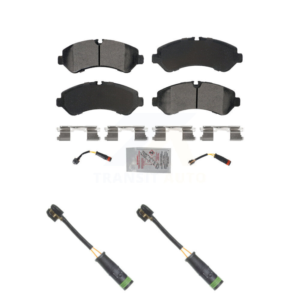 AmeriBRAKES KNW-101248 Disc Brake Pad for 2020-2023 Freightliner Sprinter 3500XD, Freightliner Sprinter 4500 and More - Rear