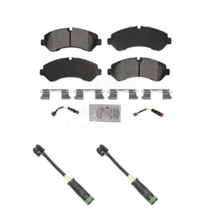 AmeriBRAKES KNW-101248 Disc Brake Pad for 2020-2023 Freightliner Sprinter 3500XD, Freightliner Sprinter 4500 and More - Rear