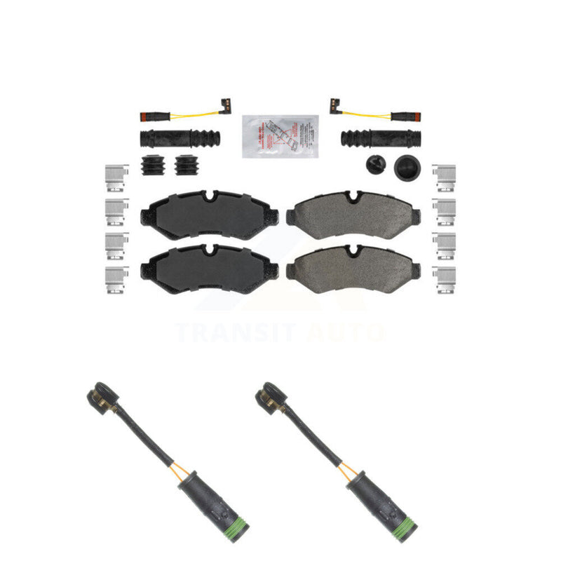 AmeriBRAKES KNW-101249 Disc Brake Pad for 2020-2023 Freightliner Sprinter 3500XD, Mercedes-Benz Sprinter 3500XD, Mercedes-Benz Sprinter 4500 - Rear