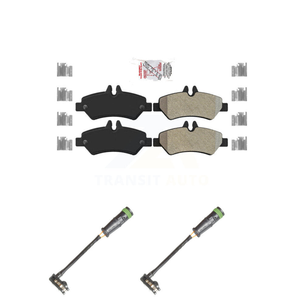 AmeriBRAKES KNW-101253 Disc Brake Pad for 2010-2018 Freightliner Sprinter 3500, Freightliner Sprinter 2500 - Rear