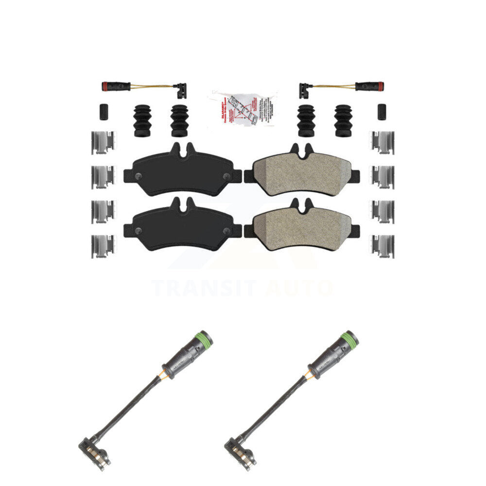 AmeriBRAKES KNW-101255 Disc Brake Pad for 2010-2018 Freightliner Sprinter 3500, Freightliner Sprinter 2500 - Rear