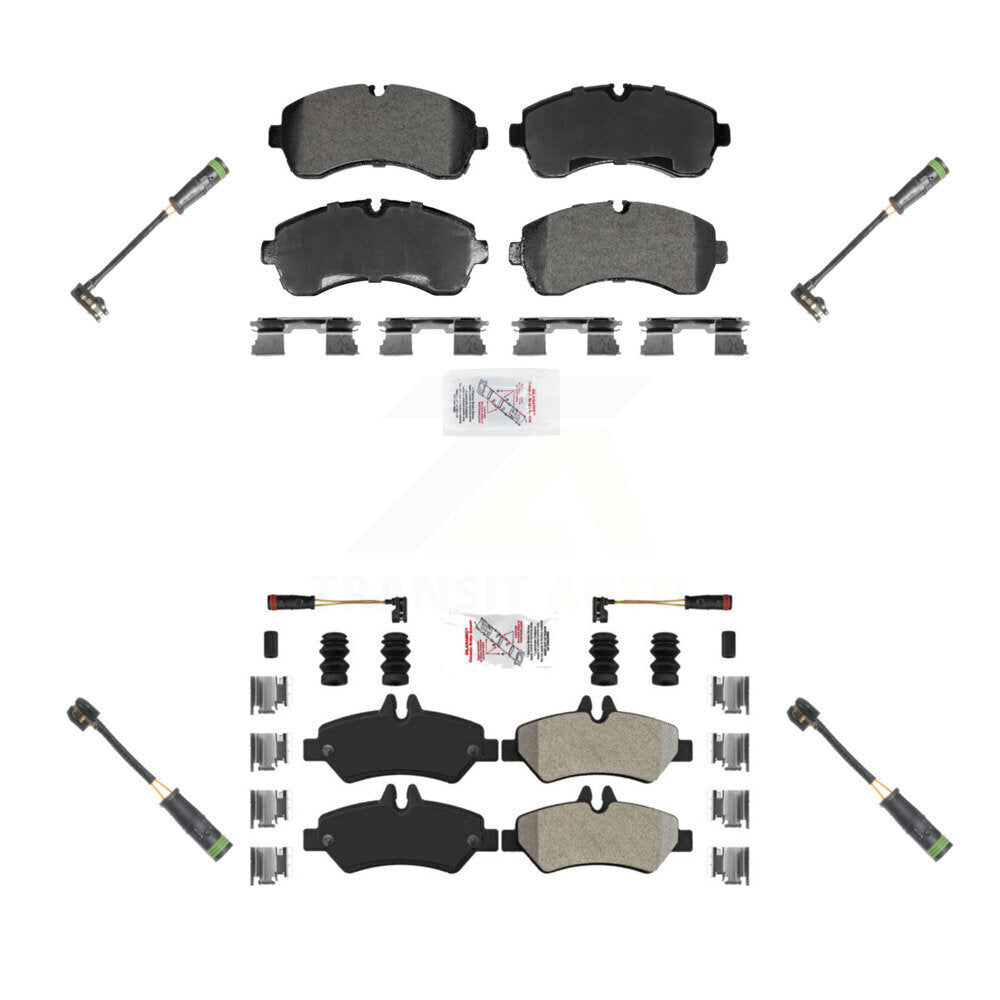 AmeriBRAKES KNW-101257 Disc Brake Pad for 2010-2018 Mercedes-Benz Sprinter 3500 - Front and Rear