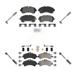 AmeriBRAKES KNW-101258 Disc Brake Pad for 2010-2018 Mercedes-Benz Sprinter 3500, Mercedes-Benz Sprinter 3500XD - Front and Rear