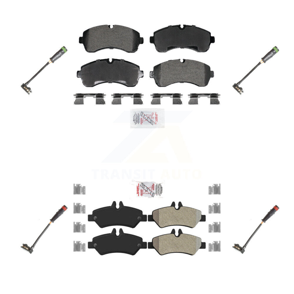 AmeriBRAKES KNW-101260 Disc Brake Pad for 2010-2018 Mercedes-Benz Sprinter 3500 - Front and Rear