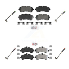 AmeriBRAKES KNW-101263 Disc Brake Pad for 2010-2018 Mercedes-Benz Sprinter 3500 - Front and Rear