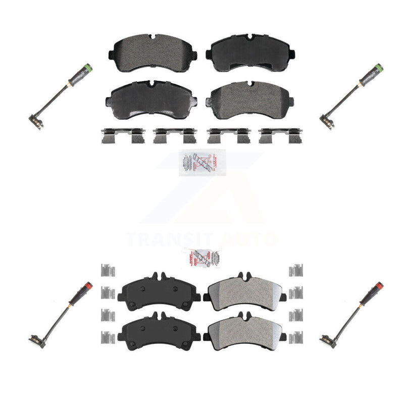AmeriBRAKES KNW-101263 Disc Brake Pad for 2010-2018 Mercedes-Benz Sprinter 3500 - Front and Rear