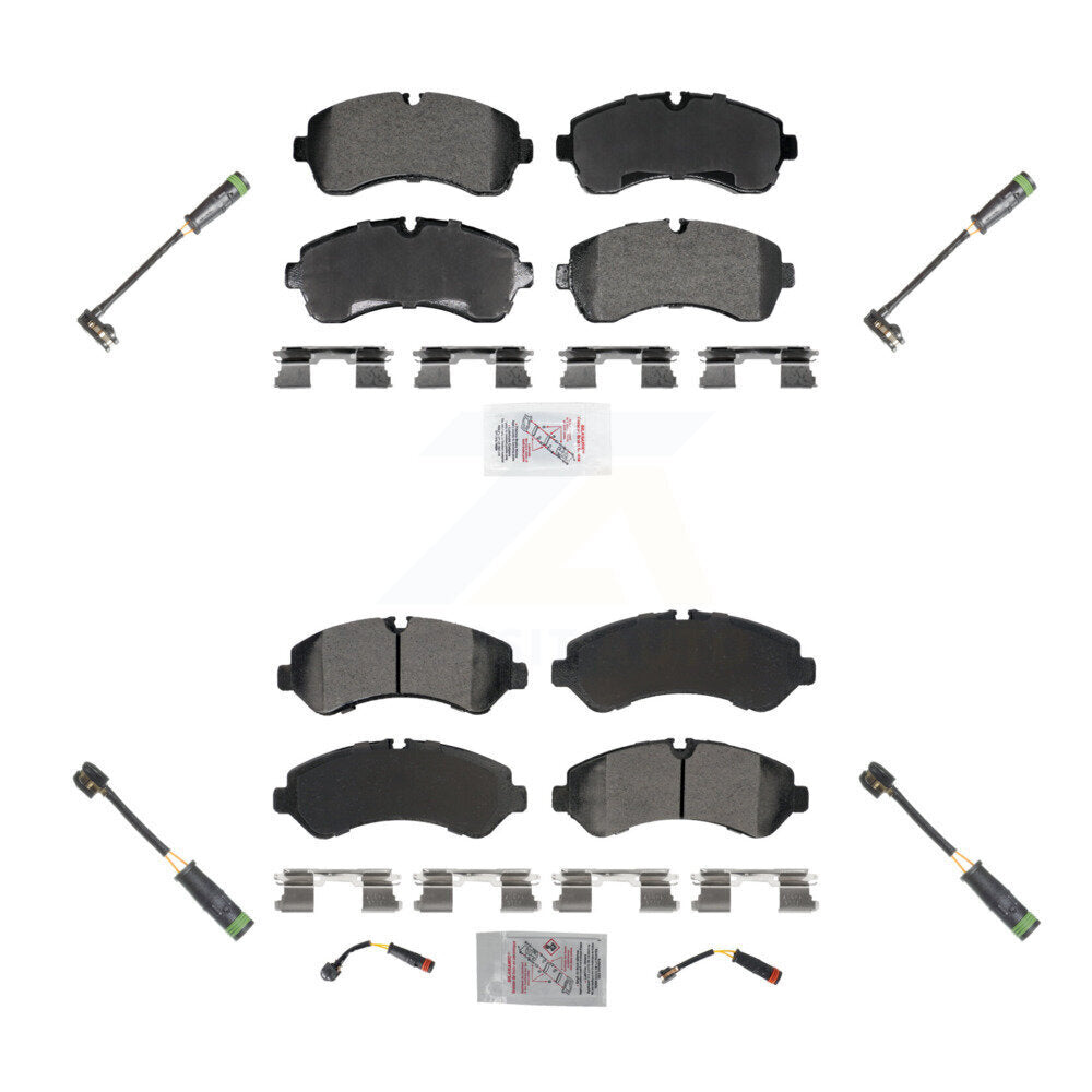 AmeriBRAKES KNW-101264 Disc Brake Pad for 2020 Freightliner Sprinter 4500 - Front and Rear