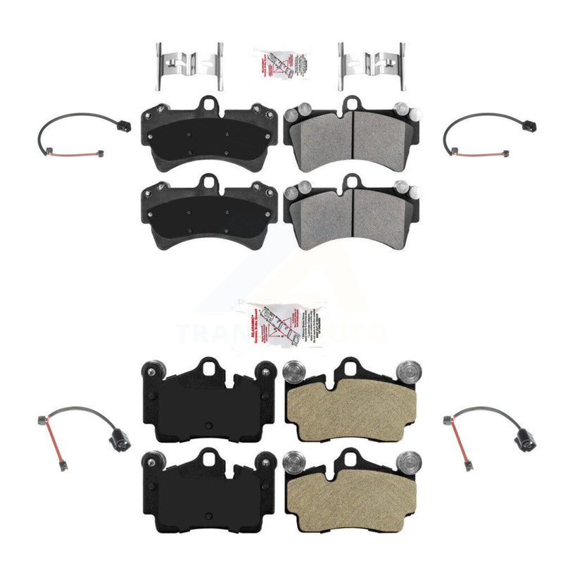 AmeriBRAKES KNW-101267 Disc Brake Pad for 2007-2015 Audi Q7, Porsche Cayenne - Front and Rear