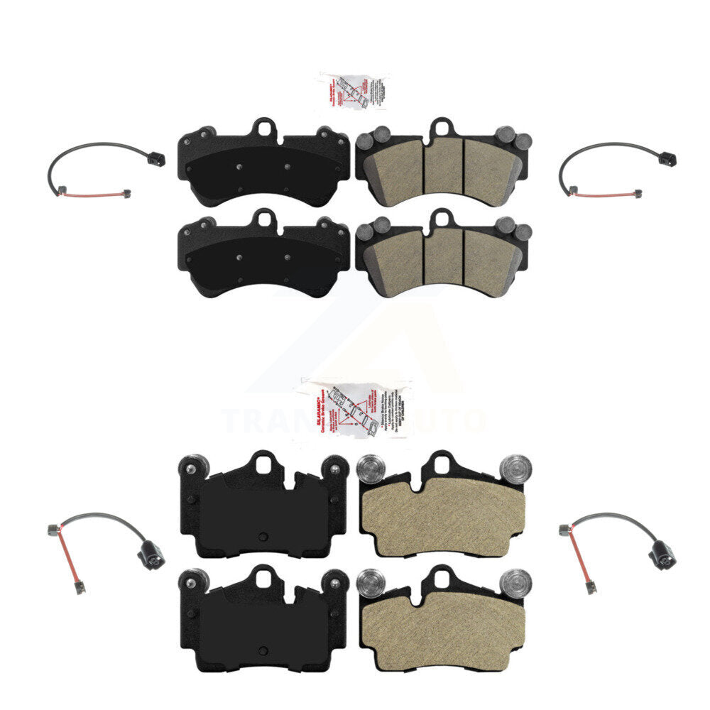 AmeriBRAKES KNW-101268 Disc Brake Pad for 2008-2010 Porsche Cayenne - Front and Rear